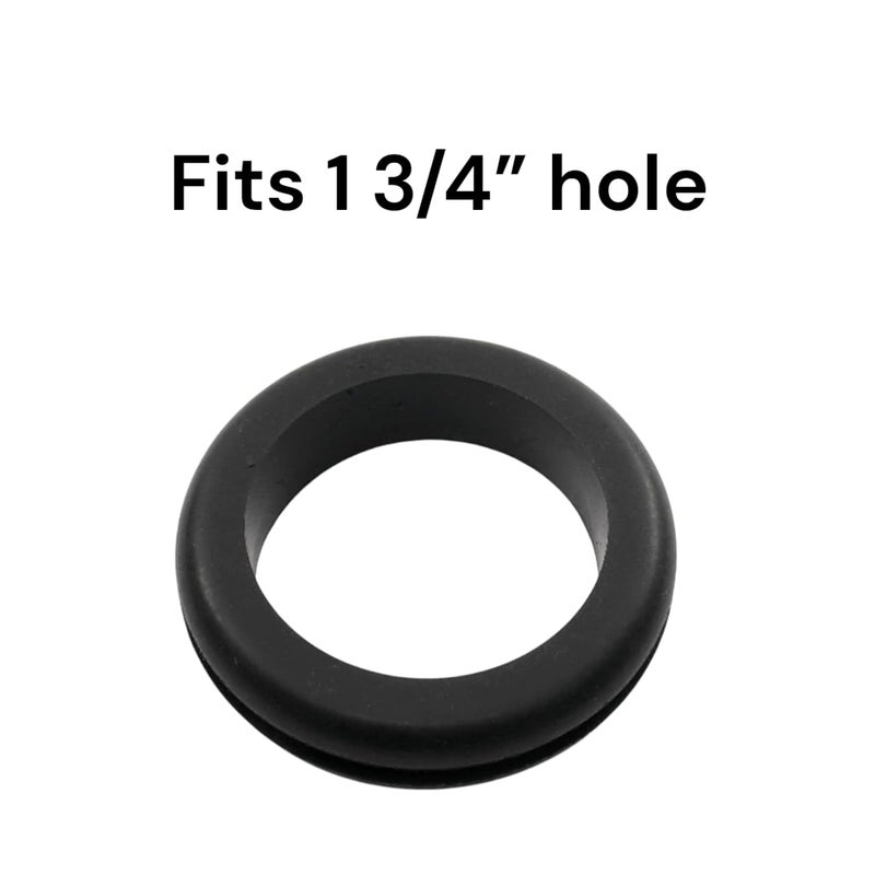 dangoodbuy - Rubber Grommet Fits 1 3/4" Hole in 1/8" Thick Panel - SBR Rubber - Has 1 1/2" Center Hole (1 Pack) - Image 3